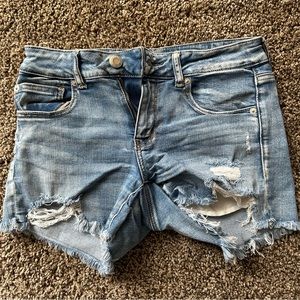 denim jean shorts from American Eagle outfitters